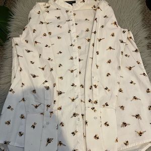 Victoria Beckham bee blouse.